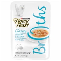Fancy Feast Broths Tuna & Vegetables Wet Cat Food Perspective: Main