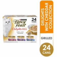 Purina® Fancy Feast® Delights with Cheddar Grilled Collecton Wet Cat Food Variety Pack