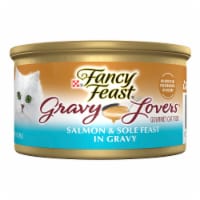 Purina Fancy Feast Gravy Lovers Wet Cat Food in Gravy Salmon & Sole Feast Perspective: Main