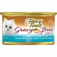 Purina Fancy Feast® Gravy Lovers™ Salmon and Sole Feast Wet Cat Food Case Sale Perspective: Main