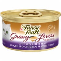 Purina Fancy Feast® Gravy Lovers™ Chicken & Beef Feast Adult Wet Cat Food Case Sale Perspective: Main