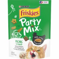 Friskies Party Mix Picnic Crunch Cat Treats Perspective: Main