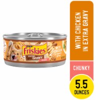 Purina Friskies Extra Gravy Chunky Wet Cat Food in Savory Gravy Chicken Perspective: Main