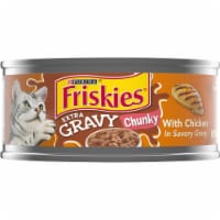 Purina® Friskies® Chunky with Chicken in Savory Gravy Perspective: Main