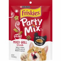 Friskies Party Mix Mixed Grill Crunch Cat Treats Perspective: Main