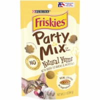 Friskies Party Mix Natural Yums with Real Chicken Cat Treats Perspective: Main