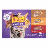 Purina Friskies Meaty Bits Wet Cat Food Variety Pack Perspective: Main
