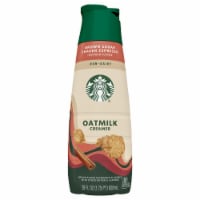 Starbucks® Brown Sugar Cinnamon Liquid Oatmilk Non-Dairy Coffee Creamer Perspective: Main