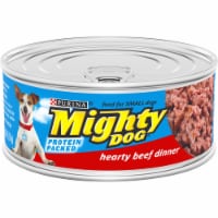 Purina Mighty Dog Hearty Beef Dinner Small Breed Wet Dog Food Perspective: Main