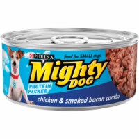 Purina Mighty Dog Chicken & Smoked Bacon Combo Small Breed Wet Dog Food Perspective: Main
