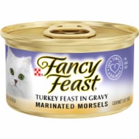 Fancy Feast Marinated Morsels Turkey Feast in Gravy Wet Cat Food Perspective: Main