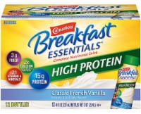 Carnation Breakfast Essentials High Protein Classic French Vanilla Nutritional Drink Perspective: Main