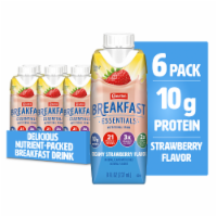 Carnation Breakfast Essentials Ready to Drink Strawberry Protein Shake Multipack Perspective: Main