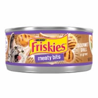 Purina Friskies Meaty Bits Wet Cat Food in Gravy Gourmet Grill Perspective: Main