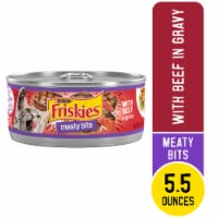 Friskies Meaty Bits with Beef in Gravy Adult Wet Cat Food