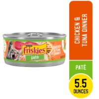 Purina Friskies Wet Cat Food Pate Chicken & Tuna Dinner Perspective: Main
