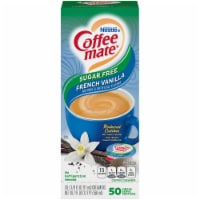 Coffee-mate Sugar Free French Vanilla Single Serve Coffee Creamers 50 Count Perspective: Main