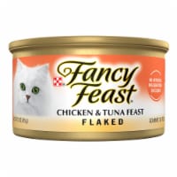 Purina Fancy Feast Flaked Chicken & Tuna Feast Wet Cat Food Can