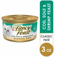 Purina Fancy Feast Classic Pate Wet Cat Food Cod Sole & Shrimp Feast Perspective: Main
