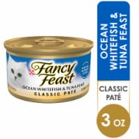 Purina Fancy Feast Classic Pate Wet Cat Food Ocean Whitefish & Tuna Feast Perspective: Main