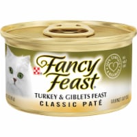 Purina Fancy Feast Classic Pate Wet Cat Food Turkey & Giblets Feast Perspective: Main