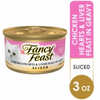 Fancy Feast Sliced Chicken Hearts & Liver Feast in Gravy Wet Cat Food