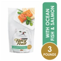 Fancy Feast Dry Cat Food Ocean Fish & Salmon and Accents of Garden Greens - 48 Ounces