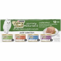 Fancy Feast Gourmet Naturals Pate Collection Wet Cat Food