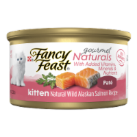 Purina Fancy Feast Natural Pate Wet Kitten Food, Gourmet Naturals Natural Wild Alaskan Salmon Recipe Perspective: Main