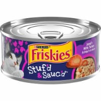 Friskies® Stuf'd & Sauc'd™ Turkey & Gravy Wet Cat Food Perspective: Main