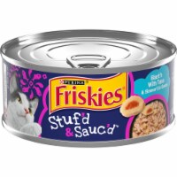 Friskies Stuf'd & Sauc'd Blast'n with Tuna & Simmer'd in Sauce Adult Wet Cat Food Perspective: Main