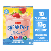 Carnation Breakfast Essentials Powder Breakfast Drink Mix Strawberry Shake Packets Perspective: Main