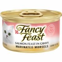 Fancy Feast Marinated Morsels Salmon Feast in Gravy Wet Cat Food Perspective: Main