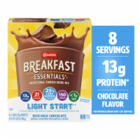 Carnation Breakfast Essentials Light Start Nutritional Powder Drink Mix Rich Chocolate Perspective: Main