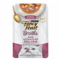 Fancy Feast® Seafood Bisque Broths and Accents of Real Crab