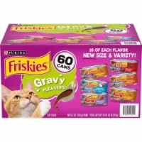 Purina Friskies Gravy Wet Cat Food, Variety Pack, 5.5 Ounce (60 Count)