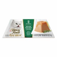 Purina Fancy Feast Gems Wet Cat Food Mousse Pate with Chicken and Halo of Savory Gravy Perspective: Main