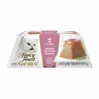 Purina Fancy Feast Gems Mousse Pate With Salmon and Halo of Savory Gravy Cat Food Perspective: Main