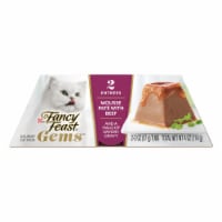 Purina Fancy Feast Gems Wet Cat Food Mousse Pate with Beef and Halo of Savory Gravy Perspective: Main