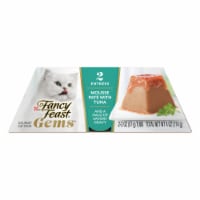 Purina Fancy Feast Gems Wet Cat Food Mousse Pate with Tuna and Halo of Savory Gravy Perspective: Main