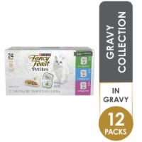 Purina Fancy Feast Petites Wet Cat Food in Gravy Variety Pack Perspective: Main