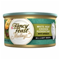 Purina Fancy Feast® Medleys White Meat Chicken Florentine Gravy Wet Cat Food Can