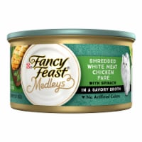 Purina Fancy Feast Medleys Wet Cat Food Shredded White Meat Chicken Fare Perspective: Main