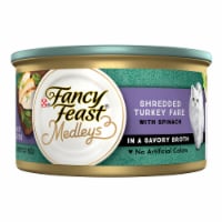 Purina Fancy Feast Medleys Wet Cat Food Shredded Turkey Fare Perspective: Main