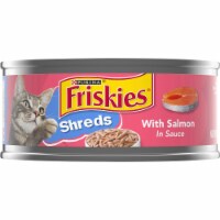 Friskies® Shreds Salmon in Sauce Wet Cat Food Perspective: Main