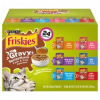 Friskies® Gravy Sensations Farm & Fish Variety Pack Wet Cat Food Perspective: Main