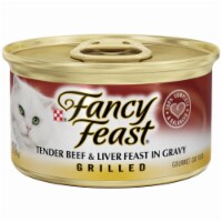 Fancy Feast Grilled Tender Beef & Liver Feast in Gravy Wet Cat Food Perspective: Main