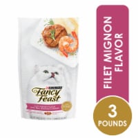 Fancy Feast Filet Mignon Flavor with Real Seafood & Shrimp Dry Cat Food