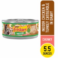 Friskies Indoor Chunky Chicken & Turkey Casserole in Gravy Wet Cat Food