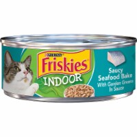 Purina® Friskies® Indoor Saucy Seafood Bake Wet Cat Food Perspective: Main